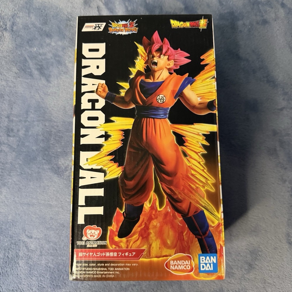 Dragonball Z DOKKAN BATTLE‎ 6th anniversary Goku God Figure from JAPAN